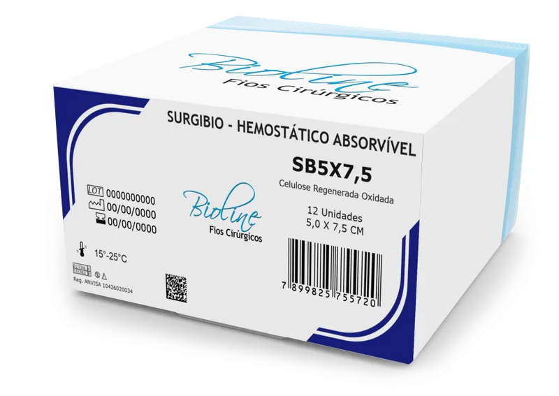 SURGIBIO HEMOSTÁTICO 5X7,5 CM