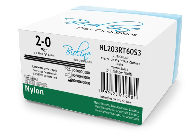 NYLON 2-0 3AG RT COR6,0-3X75CM