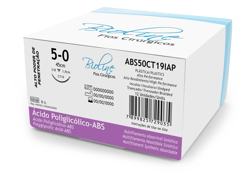 ABS PGA 5-0 AG3/8 COR1,9-45CM