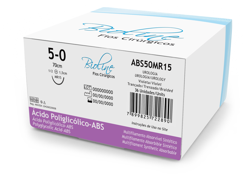 ABS PGA 5-0 AG1/2 CIL1,5-70CM