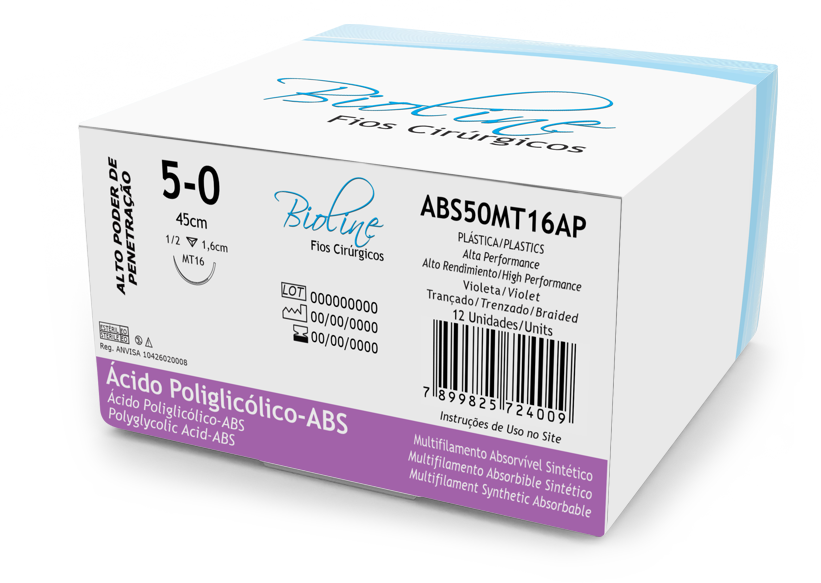 ABS PGA 5-0 AG1/2 COR1,6-45CM