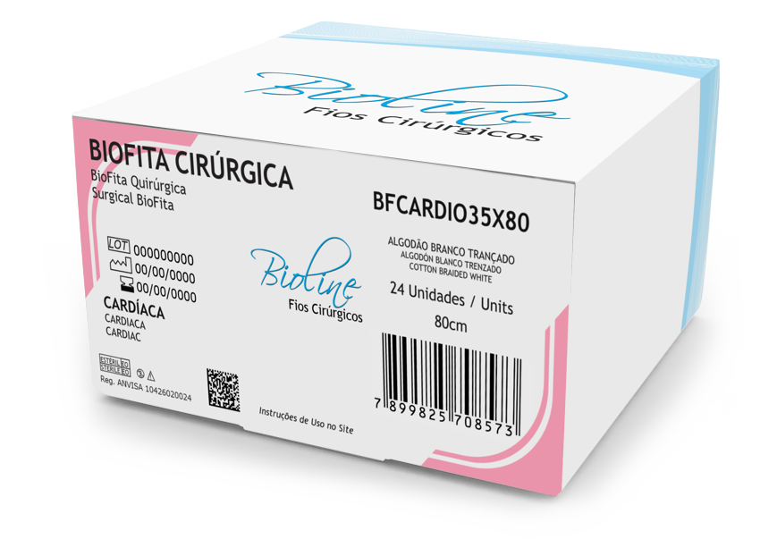 FITA CARDIACA 3,5MM X 80CM
