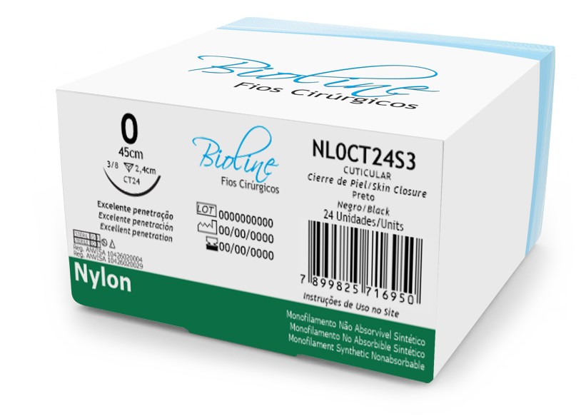 NYLON 0 AG3/8 COR2,4-45CM
