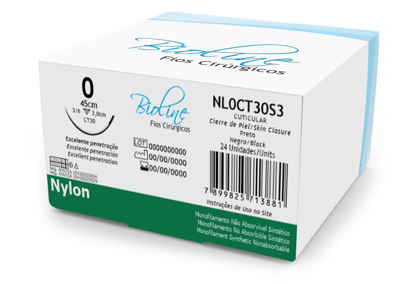 NYLON 0 AG3/8 COR3,0-45CM