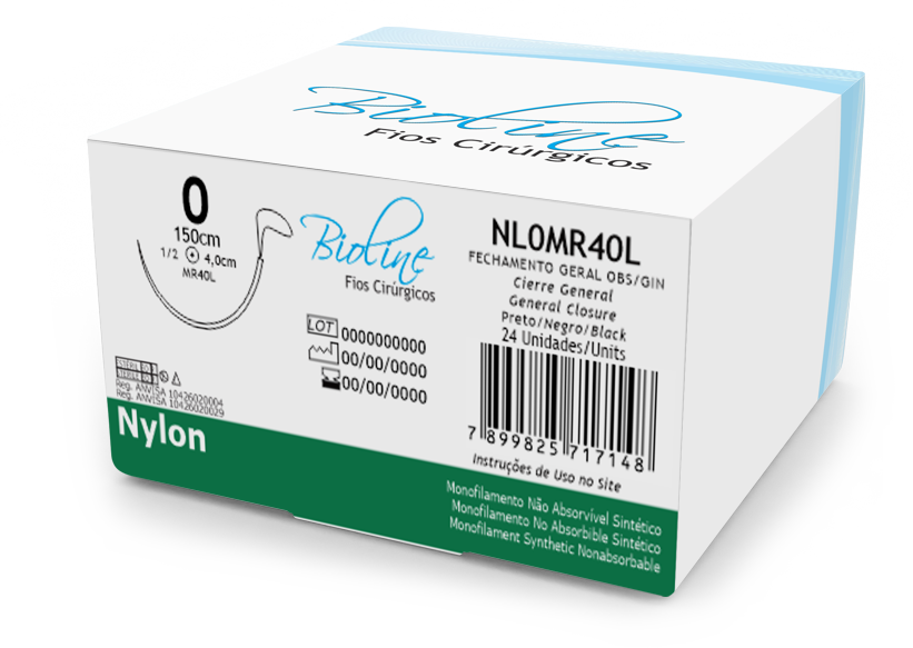 NYLON 0 AG1/2 CIL4,0-150CM-LAC