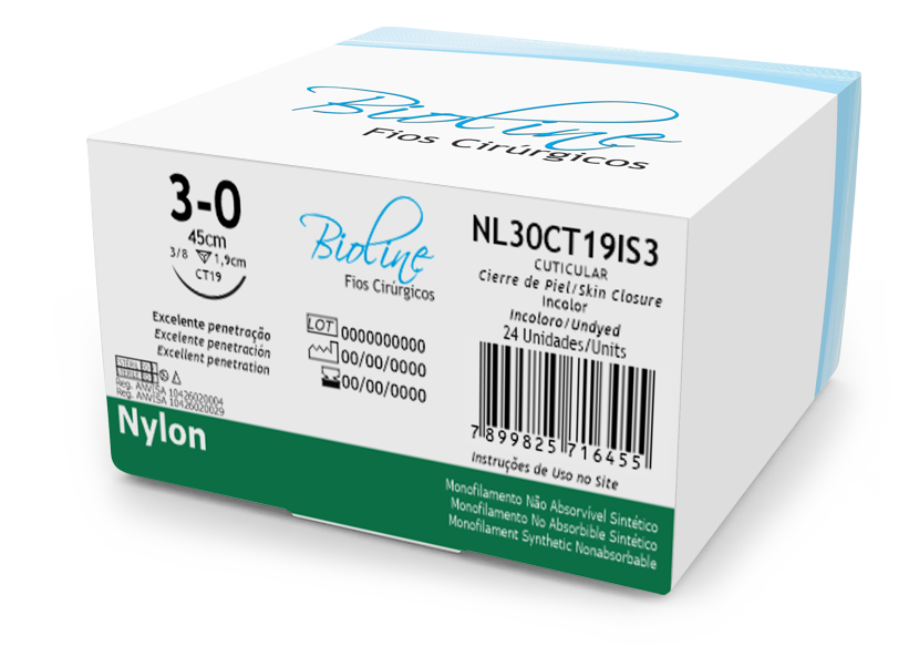 NYLON 3-0 AG3/8 COR1,9-45CM