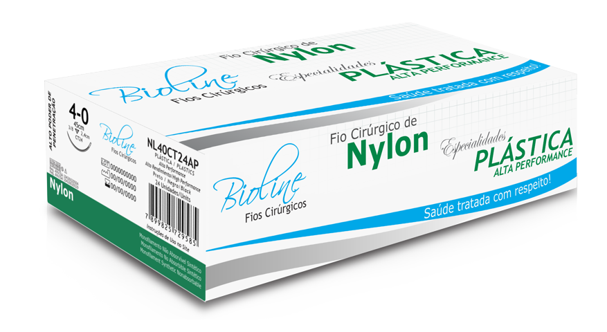NYLON 4-0 AG3/8 COR2,4-45CM