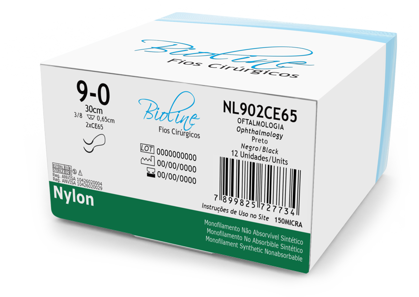 NYLON 9-0 2AG3/8 ESP0,65-30CM