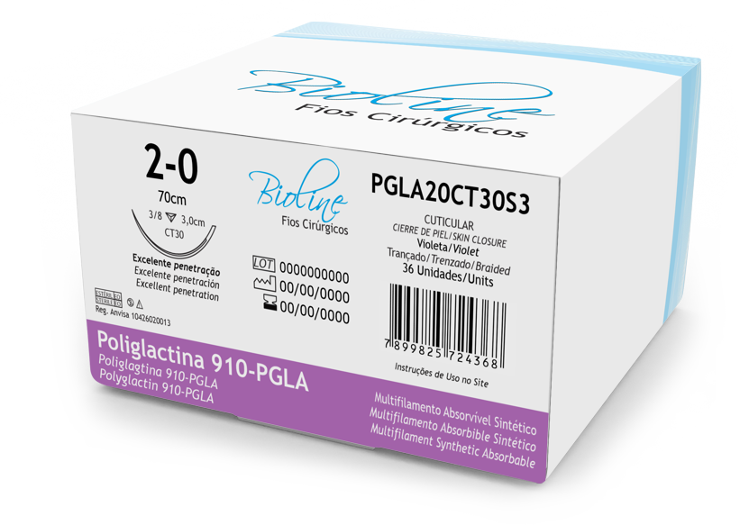 PGLA-910 2-0 AG3/8 COR3,0-70CM