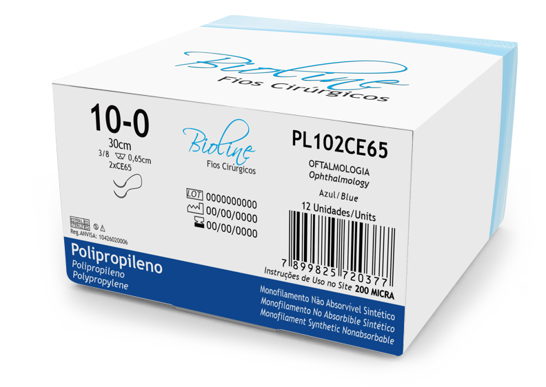 POLIPRO 10-0 2AG3/8 ESP0,65-30CM
