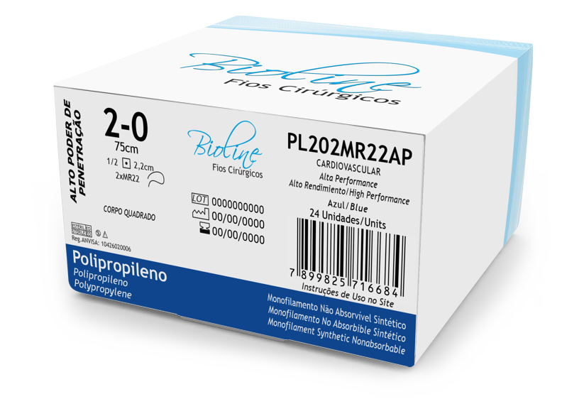 POLIPRO 2-0 2AG1/2 CIL2,2-75CM