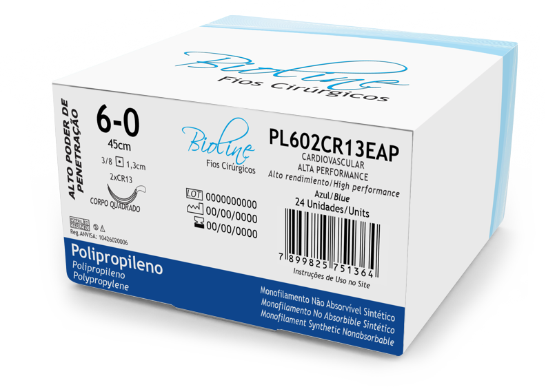 POLIPRO 6-0 2AG3/8 CIL1,3-45CM