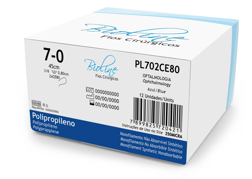 POLIPRO 7-0 2AG3/8 ESP0,80-45CM