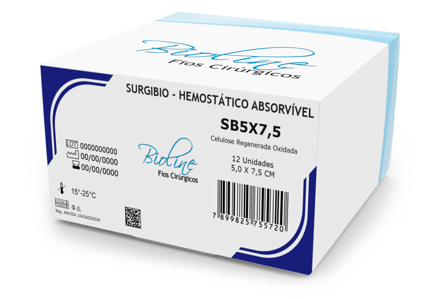 SURGIBIO HEMOSTÁTICO 5X7,5 CM